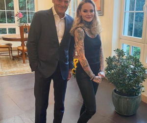 Monika Miller i Donald Tusk