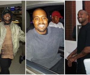 Uśmiechnięty Kanye West 
