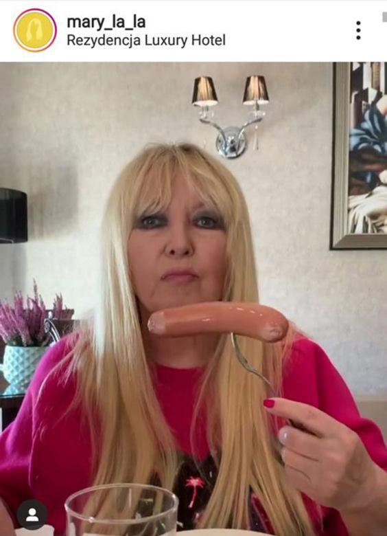 Jak jeść parówkę według Maryli Rodowicz