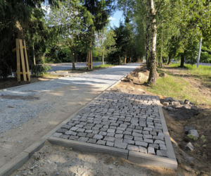Budowa ścieżki rowerowej na leszczyńskim Gronowie