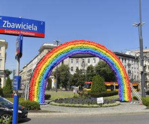 Tęcza wraca na Plac Zbawiciela w Warszawie