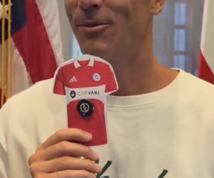 Robert Lewandowski przed wylotem do USA