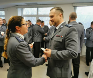Białystok. Spotkanie wigilijne policjantów