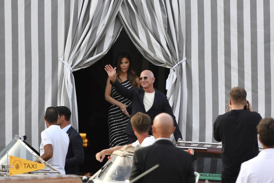 Jeff Bezos i Lauren Sanchez Bezos - ślub