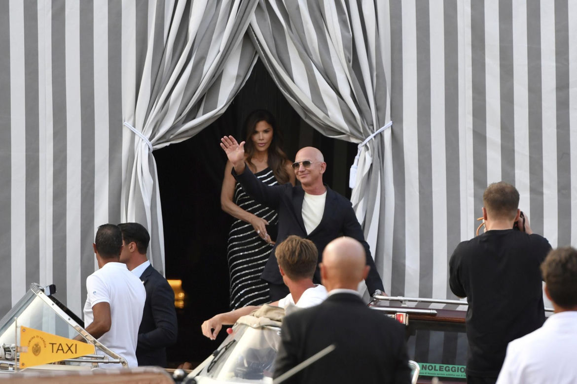 Jeff Bezos i Lauren Sanchez Bezos - ślub