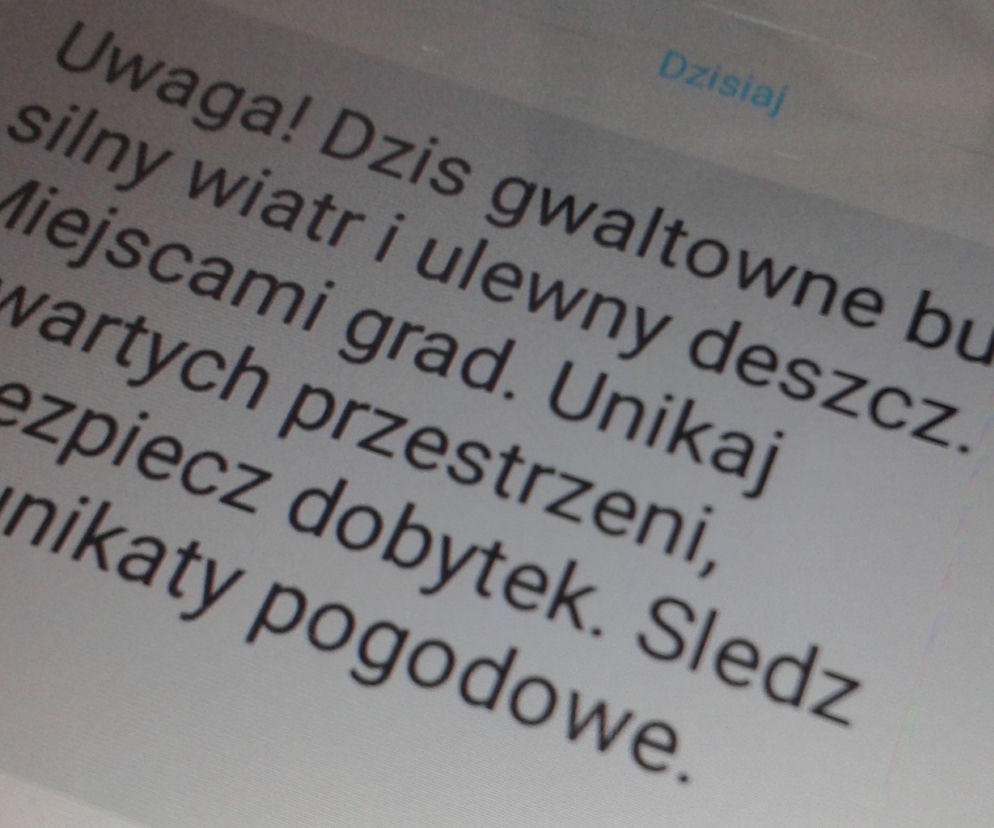 Alert RCB. Mieszkańcy Lubelszczyzny dostali SMS-a z ostrzeżeniem!