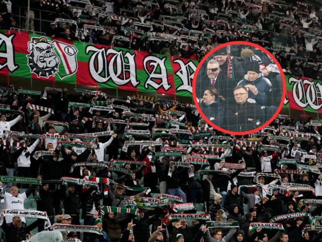 Grzegorz Braun i Janusz Waluś na Legii