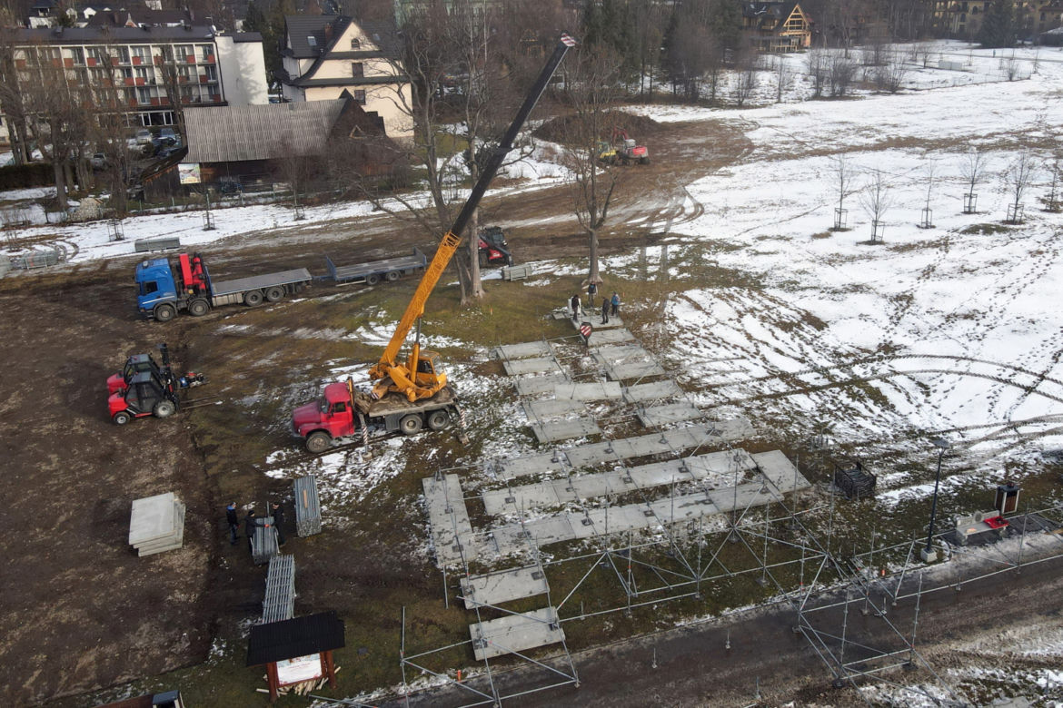 Sylwester Marzeń 2021 w Zakopanem. Ruszyła budowa sceny