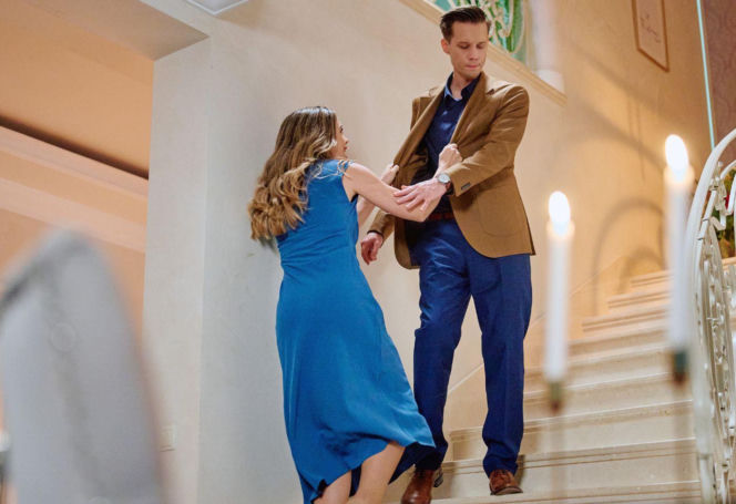 Na Wspólnej, odcinek 4174: Prowokacja Kaliny w dniu ślubu kończy się dramatycznym upadkiem ze schodów - ZDJĘCIA