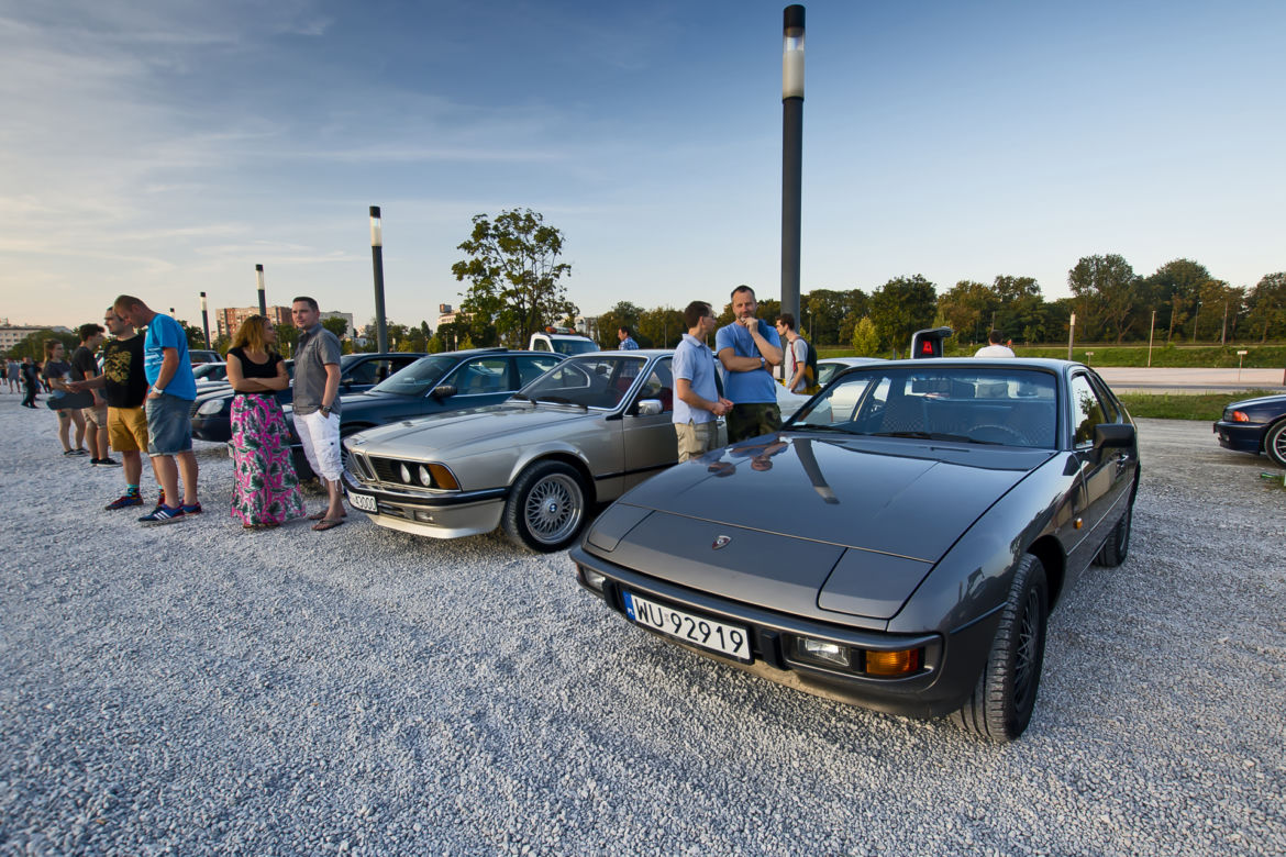 Klasyczne auta na spotkaniu Youngtimer Warsaw