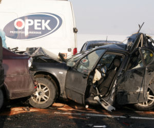 Karambol na autostradzie A4 w Gliwicach