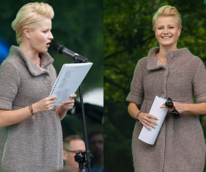 Kożuchowska wstydzi się ciążowego brzuszka?! Cały czas go ukrywa! [ZDJĘCIA]