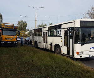 Zderzenie dwóch pojazdów MZK w Toruniu