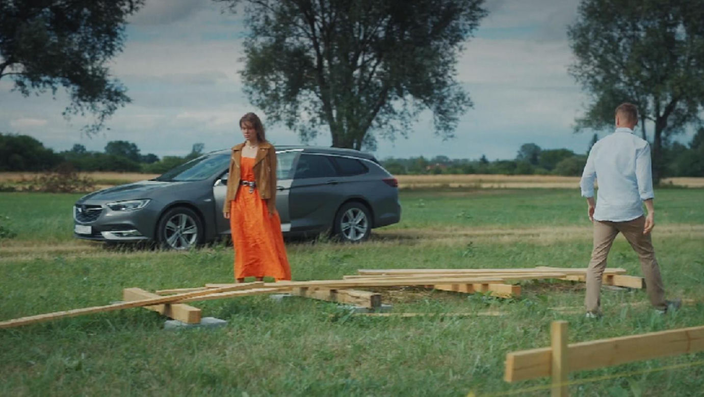 M jak miłość, odcinek jubileuszowy. Franka (Dominika Kachlik), Paweł (Rafał Mroczek)