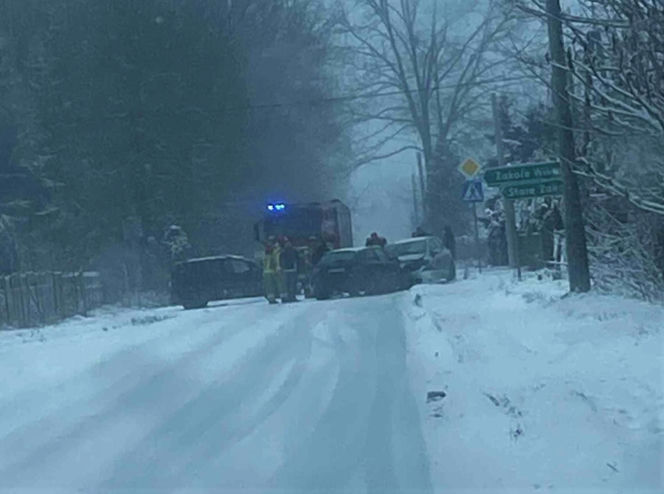 Atak zimy i wypadki na drogach regionu