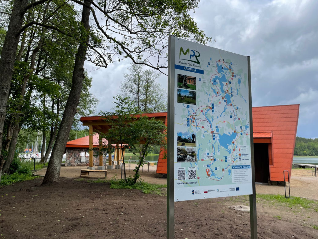Nowa wieża widokowa w Krzyżach. Z panoramą jeziora Nidzickiego [ZDJĘCIA]