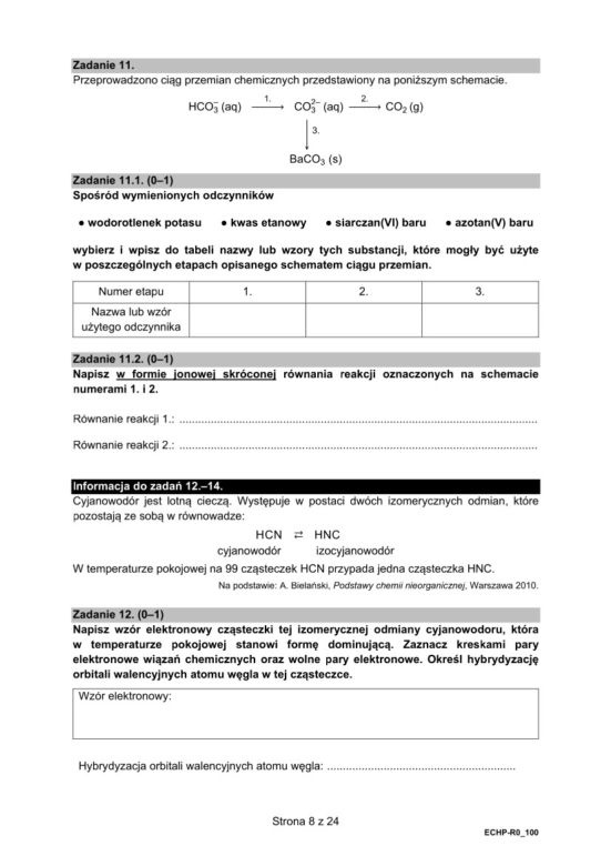 Matura 2021: chemia rozszerzona. Arkusze CKE. Co było na maturze z chemii?