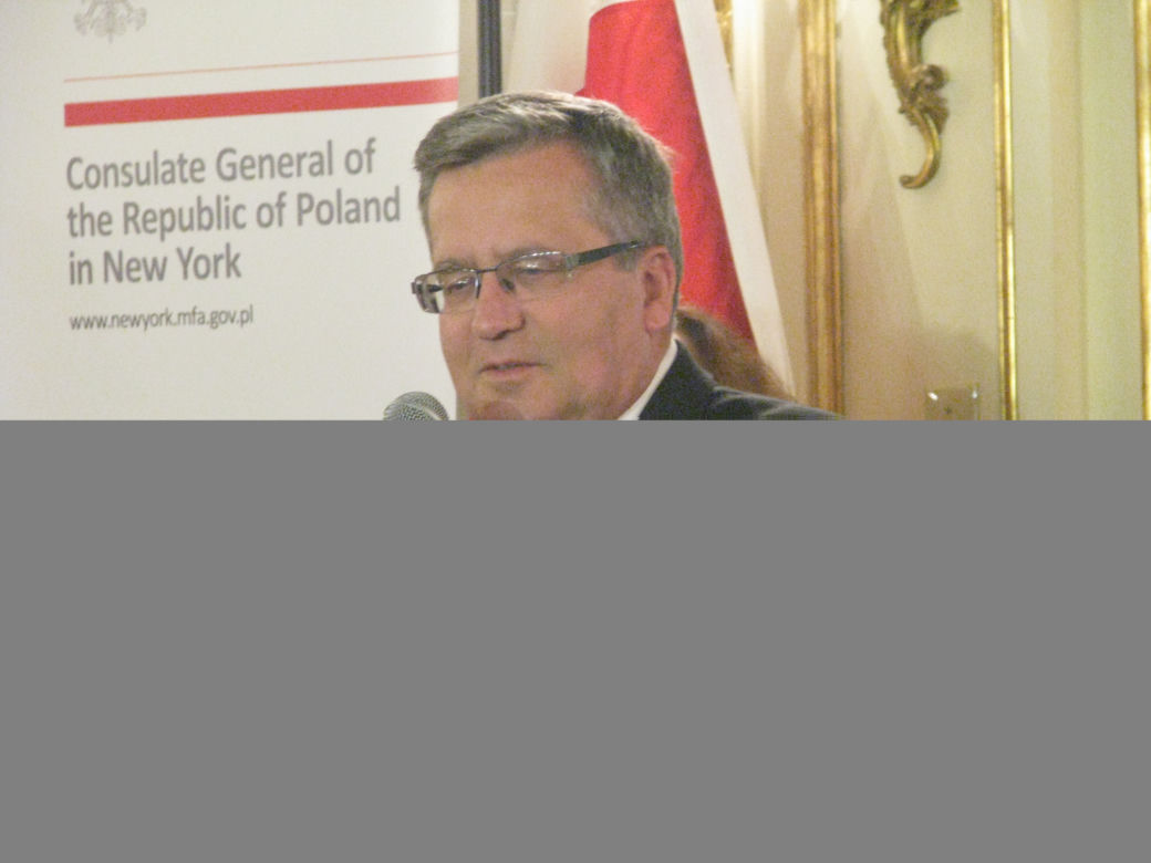 Bronisław Komorowski, NYC