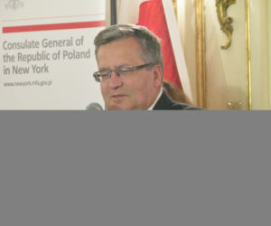 Bronisław Komorowski, NYC