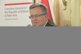 Bronisław Komorowski, NYC