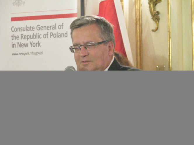 Bronisław Komorowski, NYC