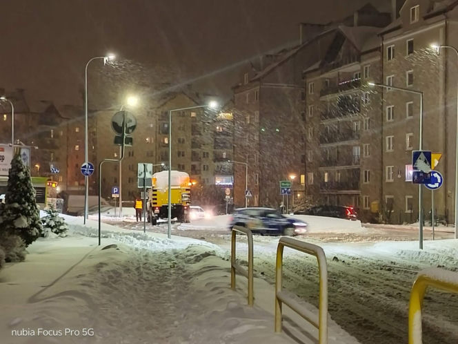 Olsztyn zasypany śniegiem