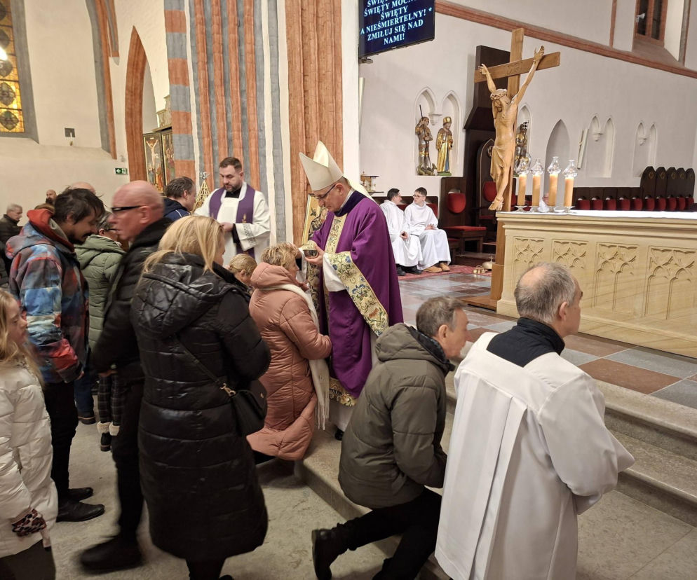 Środa Popielcowa w koszalińskiej katedrze