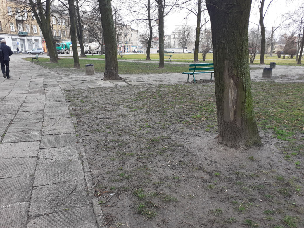 Skwer przy Placu Jagiellońskim