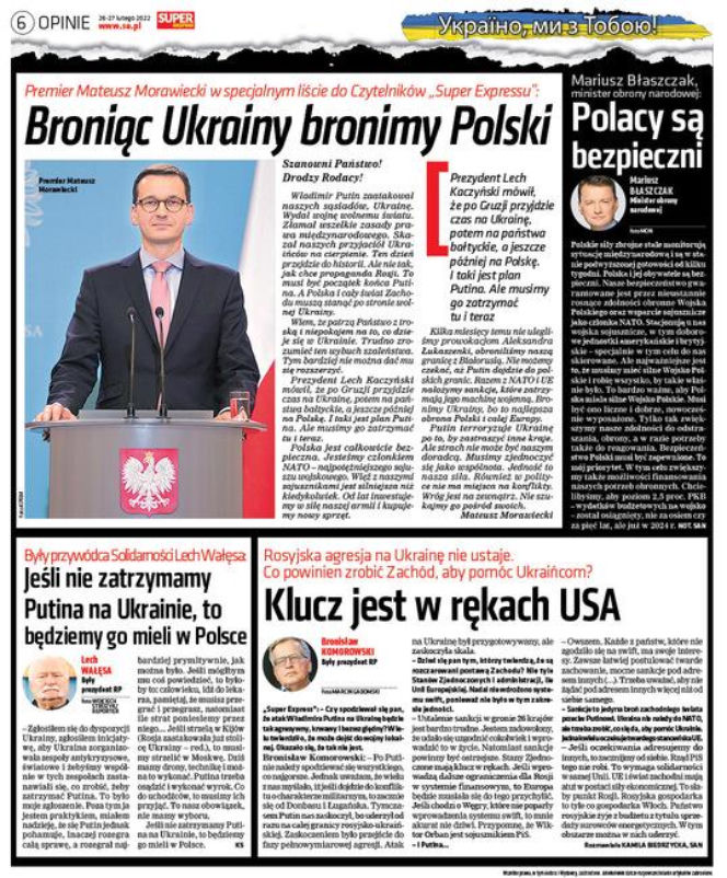 Pierwsze dni wojny w Ukrainie. Tak relacjonowaliśmy je w "Super Expressie"