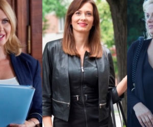 Przyjaciółki 8 sezon, Anka (Magdalena Stużyńska), Zuza (Anita Sokołowska), Patrycja (Joanna Liszowska)