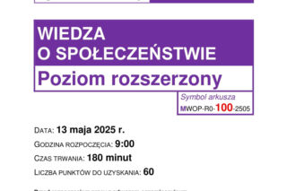 Matura 2025: WOS rozszerzony. Arkusze CKE i odpowiedzi do pobrania. Nowa formuła [FORMUŁA 2023]