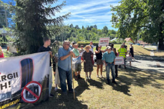 Protest mieszkańców Zabełcza