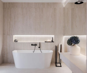 Wnętrze inspirowane Kolorem Roku Pantone 2026 Cloud Dancer