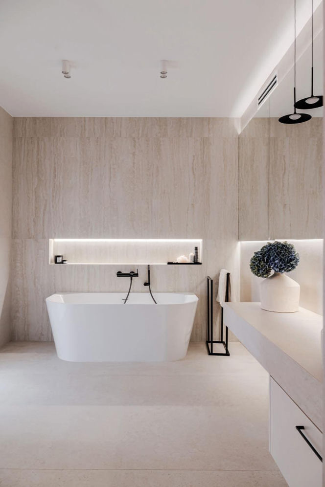 Wnętrze inspirowane Kolorem Roku Pantone 2026 Cloud Dancer