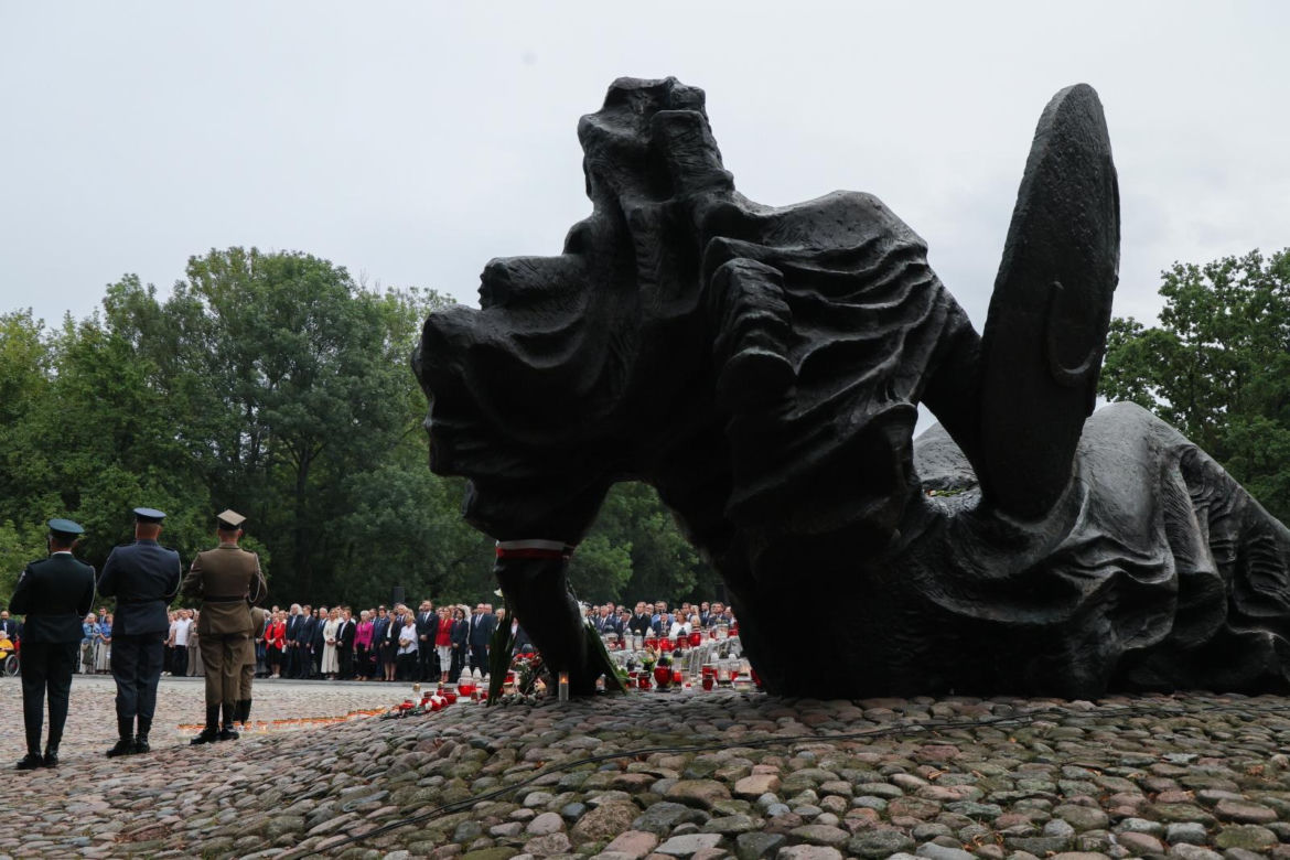 Uroczystość pod pomnikiem Polegli Niepokonani (1.08.2025)