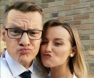 M jak miłość. Piotrek (Marcin Mroczek), Kamila (Anna Gorajska)