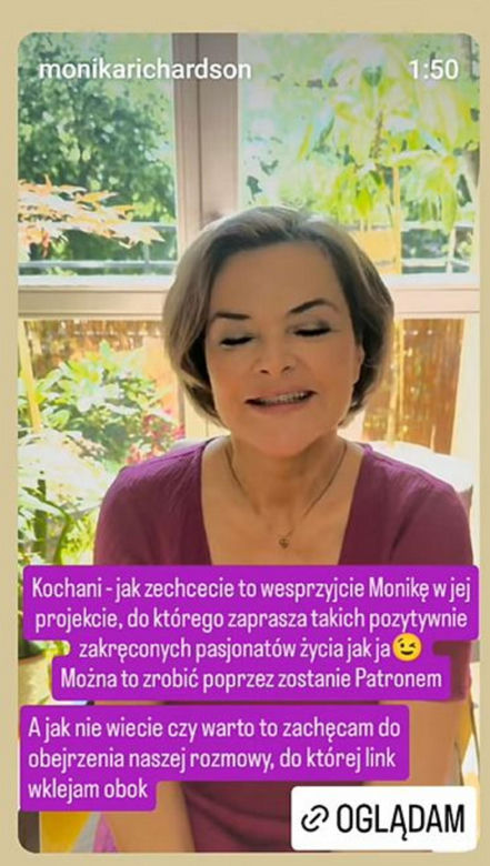 Richardson prosi ludzie o pieniądze
