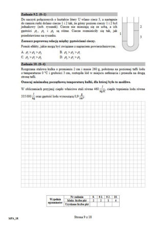 Matura fizyka 9