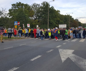 Mieszkańcy Siernieczka zablokowali ul. Fordońską