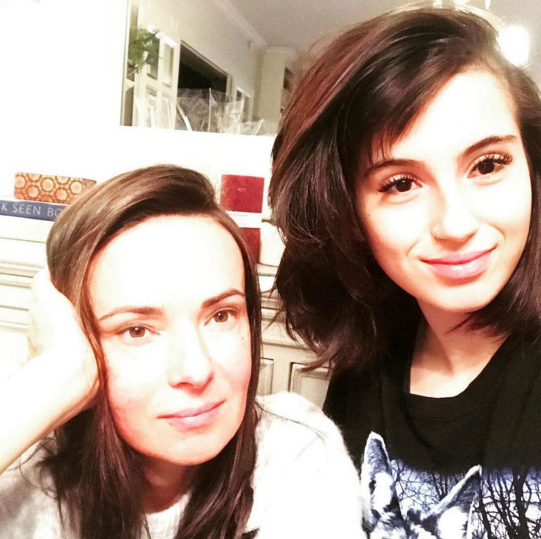 Kasia Kowalska z córką Aleksandrą
