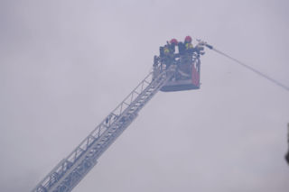 Pożar hali pod Poznaniem