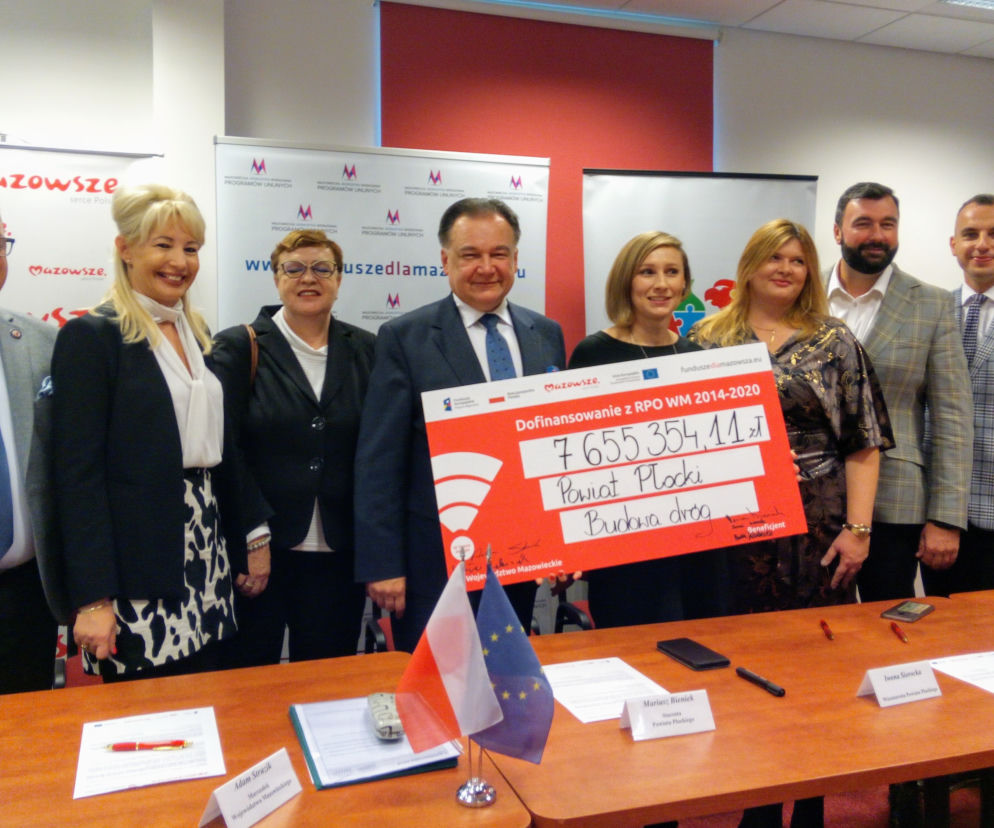 Ponad 8 mln złotych na remont ważnej drogi w powiecie płockim