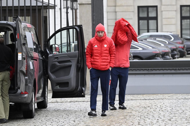 Kacper Tomasiak i skoczkowie u prezydenta