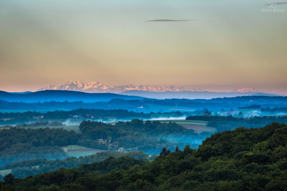 Triki w Photoshopie? Nie! To Tatry widziane z Podkarpacia