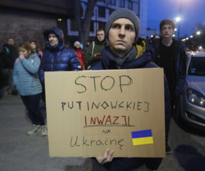 Kijów-Warszawa jedna sprawa. Kolejny protest pod ambasadą Rosji