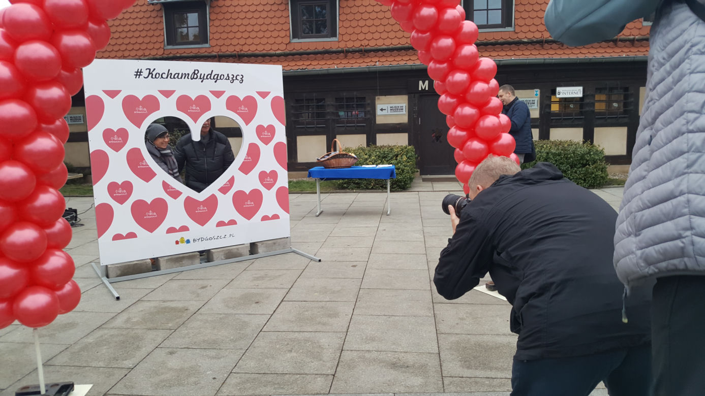 Walentynkowa akcja "Kocham Bydgoszcz"