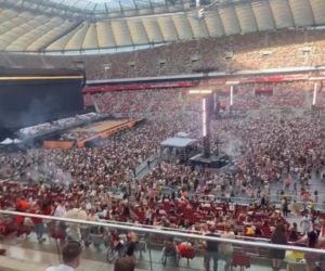 Anna Lewandowska na koncercie