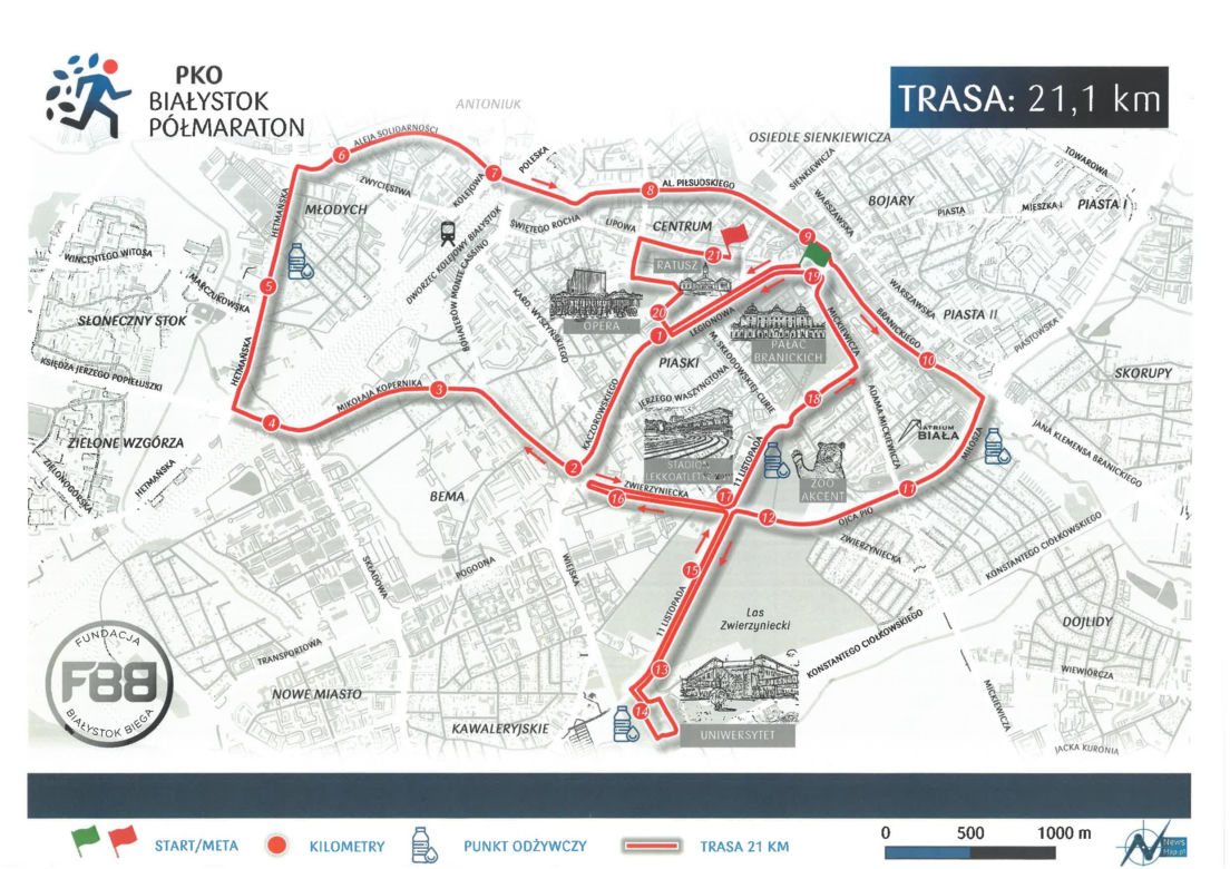 7. PKO Białystok Półmaraton. Uwaga kierowcy! Będą spore utrudnienia w ruchu