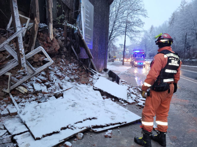 Zawalona ściana Bielsko