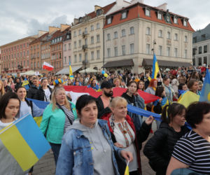 Ogromna manifestacja wdzięczności Ukraińców. „Przyjaciele, dziękujemy”